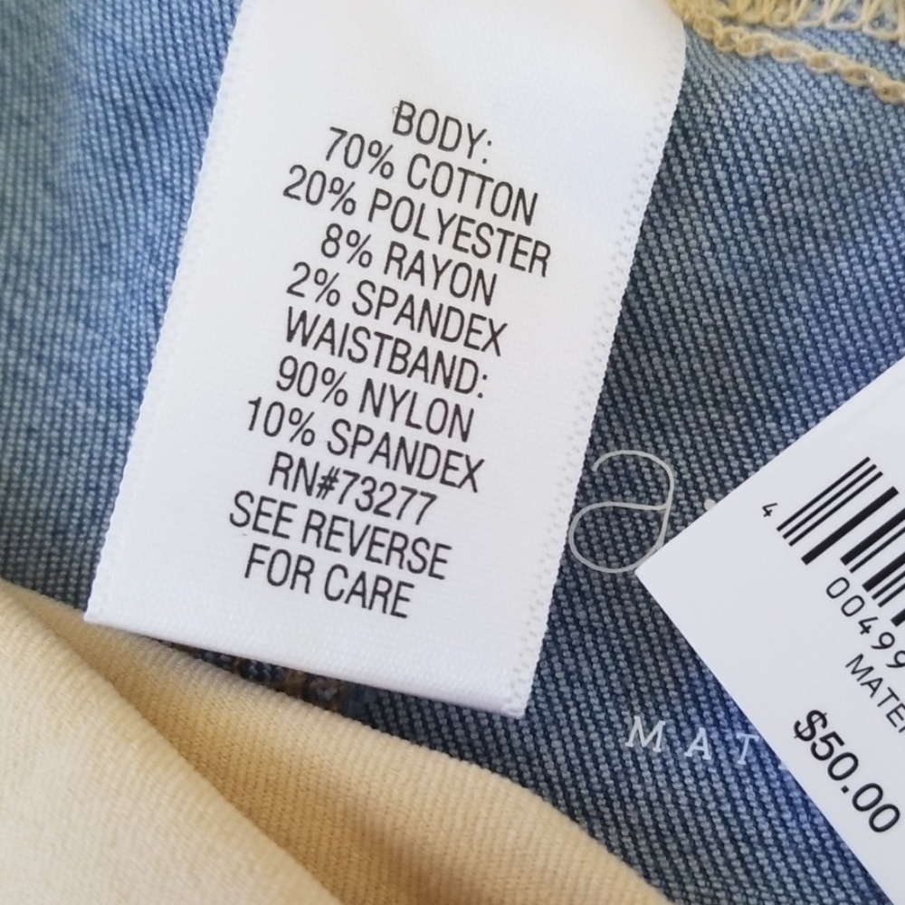 NWT Maternity Bootcut Denim Jeans - Picture 5 of 8